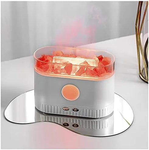 Minlebao Salt Lamp Essential Oil Diffuser 7 Color Gradient LED Lights Ultrasonic humidifier Aromatherapy Diffuser