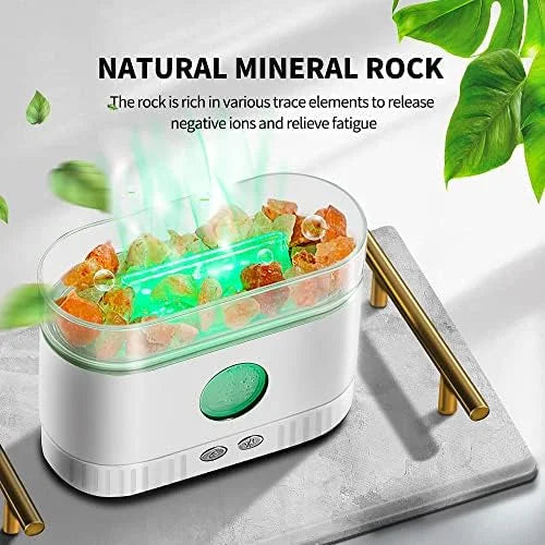 Minlebao Salt Lamp Essential Oil Diffuser 7 Color Gradient LED Lights Ultrasonic humidifier Aromatherapy Diffuser