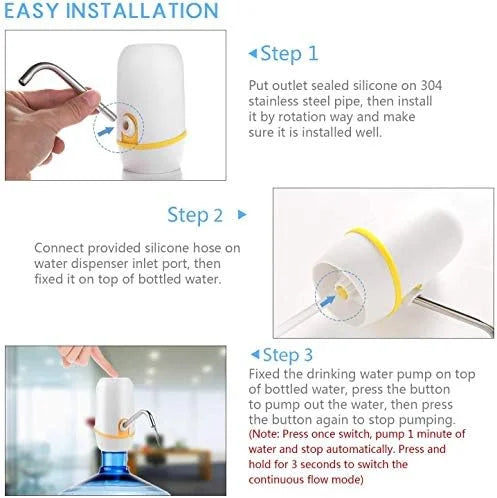 Electric water dispenser, USB charging automatic drinking water pump