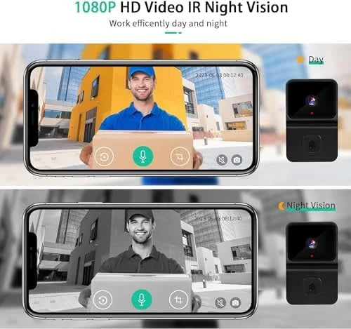 Smart Wireless Video Doorbell Camera –