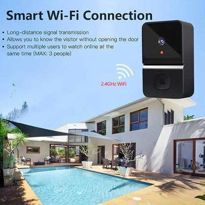 Smart Wireless Video Doorbell Camera –