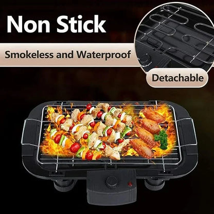 1500W BBQ Electric Countertop Grill Griddle