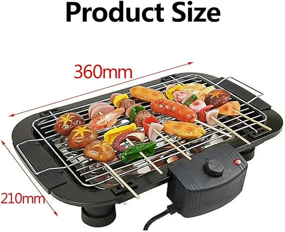 1500W BBQ Electric Countertop Grill Griddle